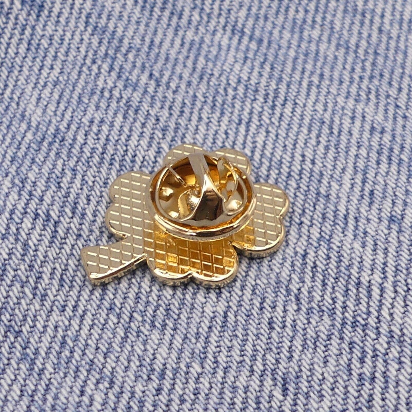 Lucky Green Four Leaf Clover Enamel Pin Badge