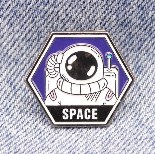 Spaceman Enamel Pin