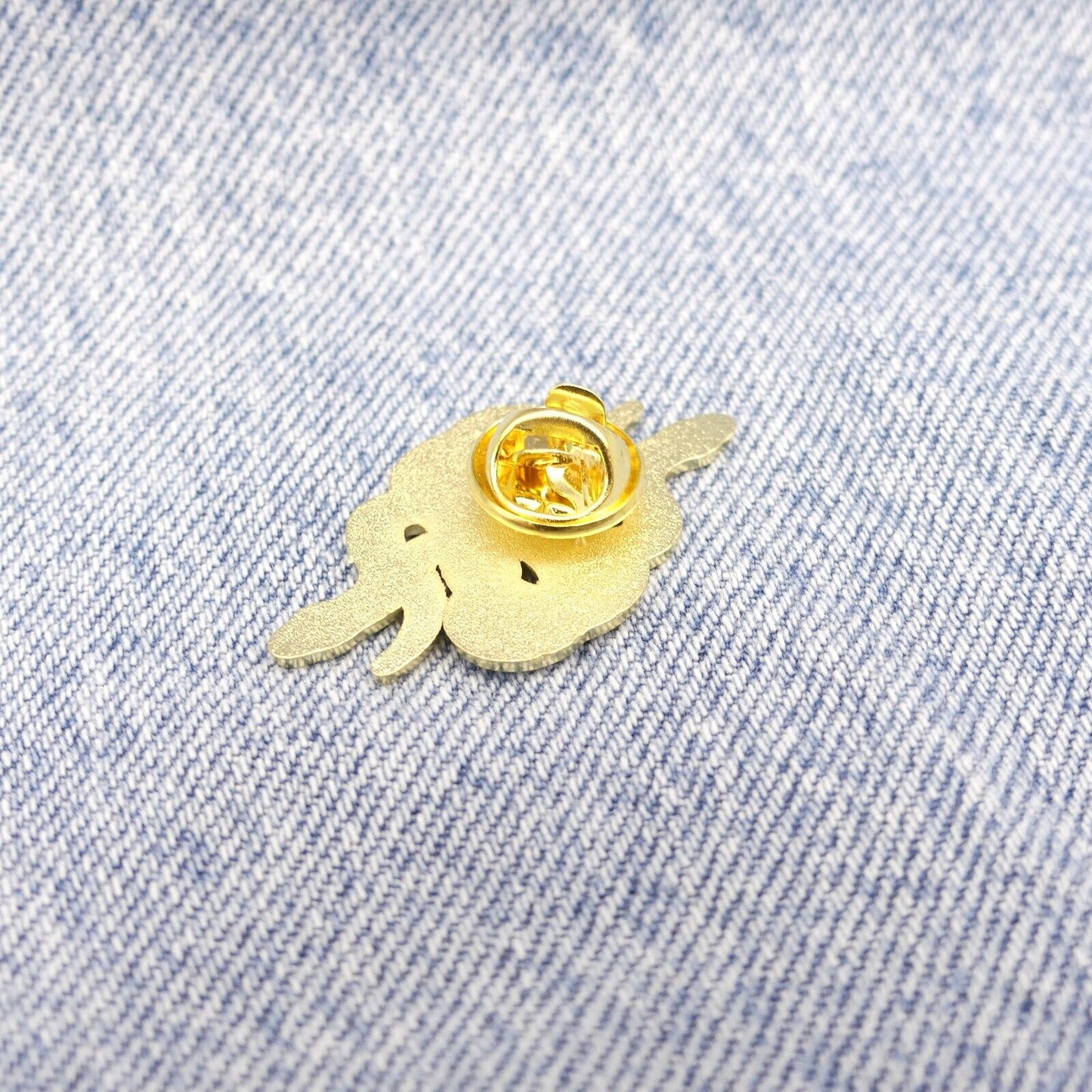 Black And White Intertwined Double Snake Enamel Pin Badge