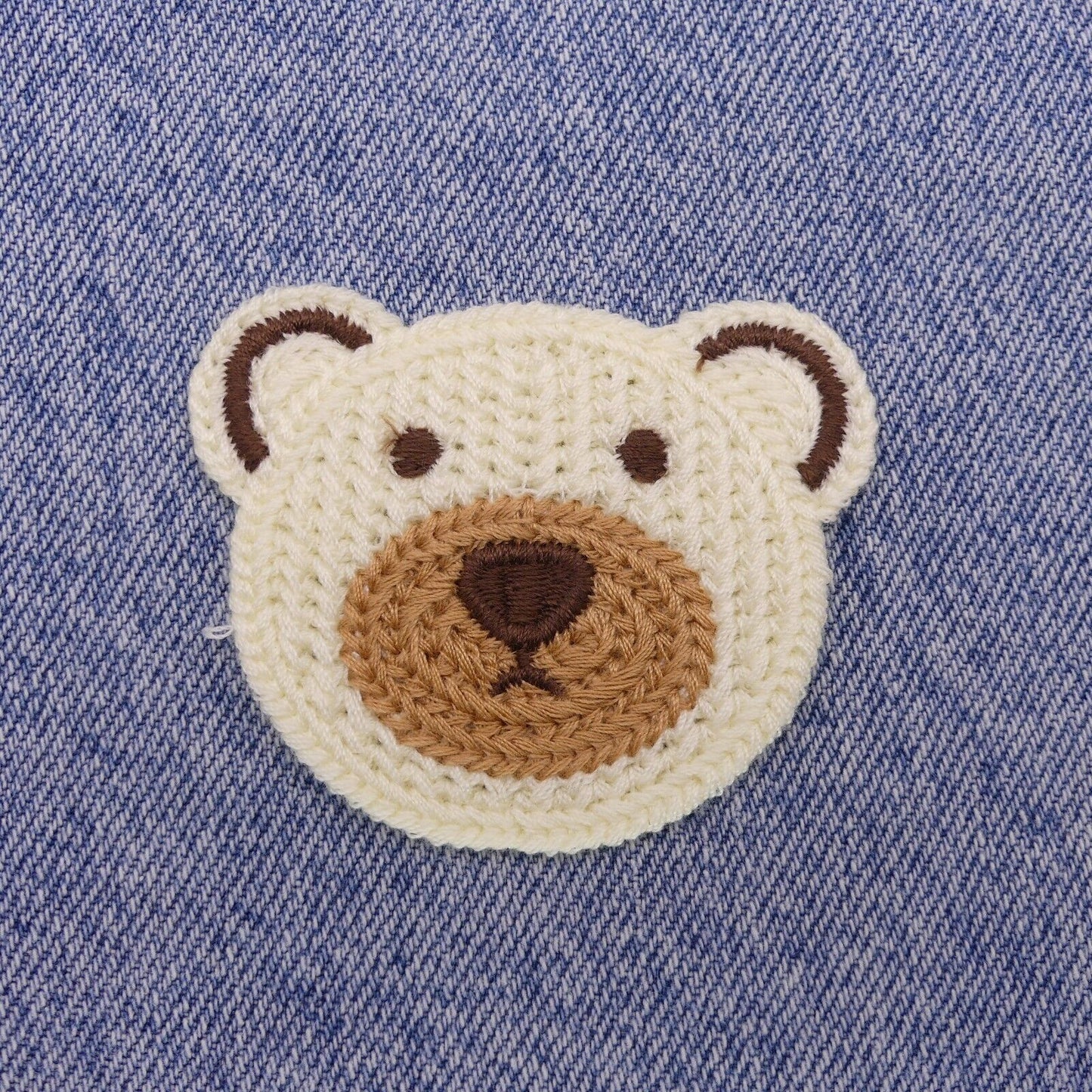 2 Teddy Bear Sew On Patches
