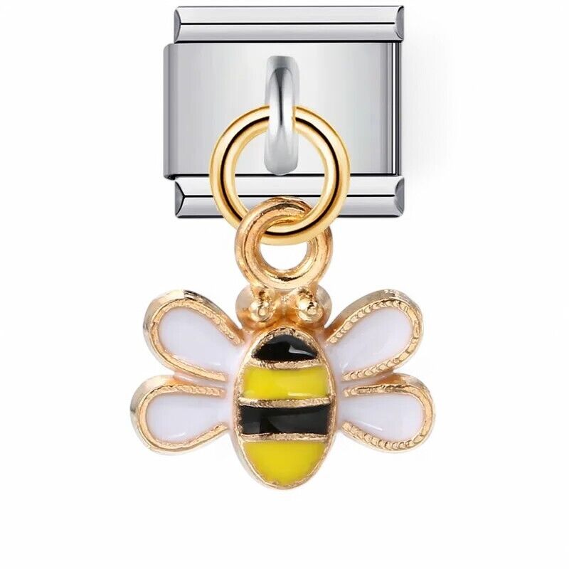 Butterfly and Crown Classic Italian Charm Link Fit all 9mm