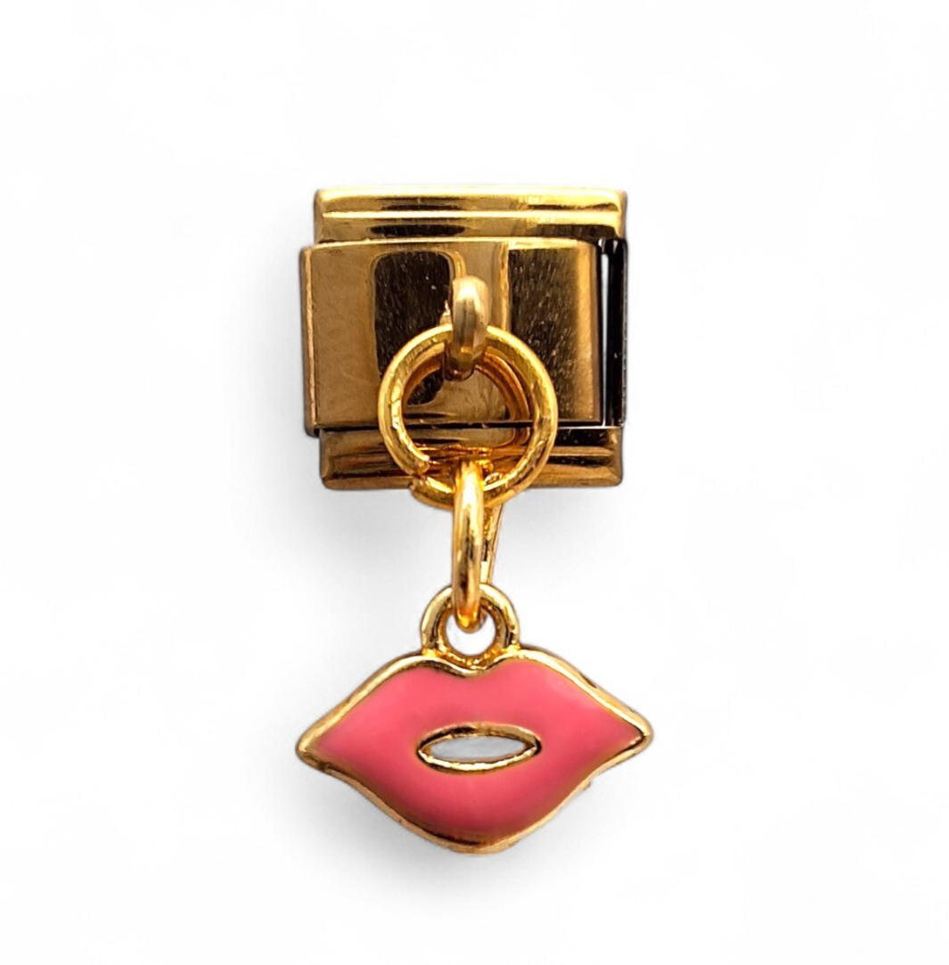 Gold Italian Charm fits Italian 9mm Bracelets