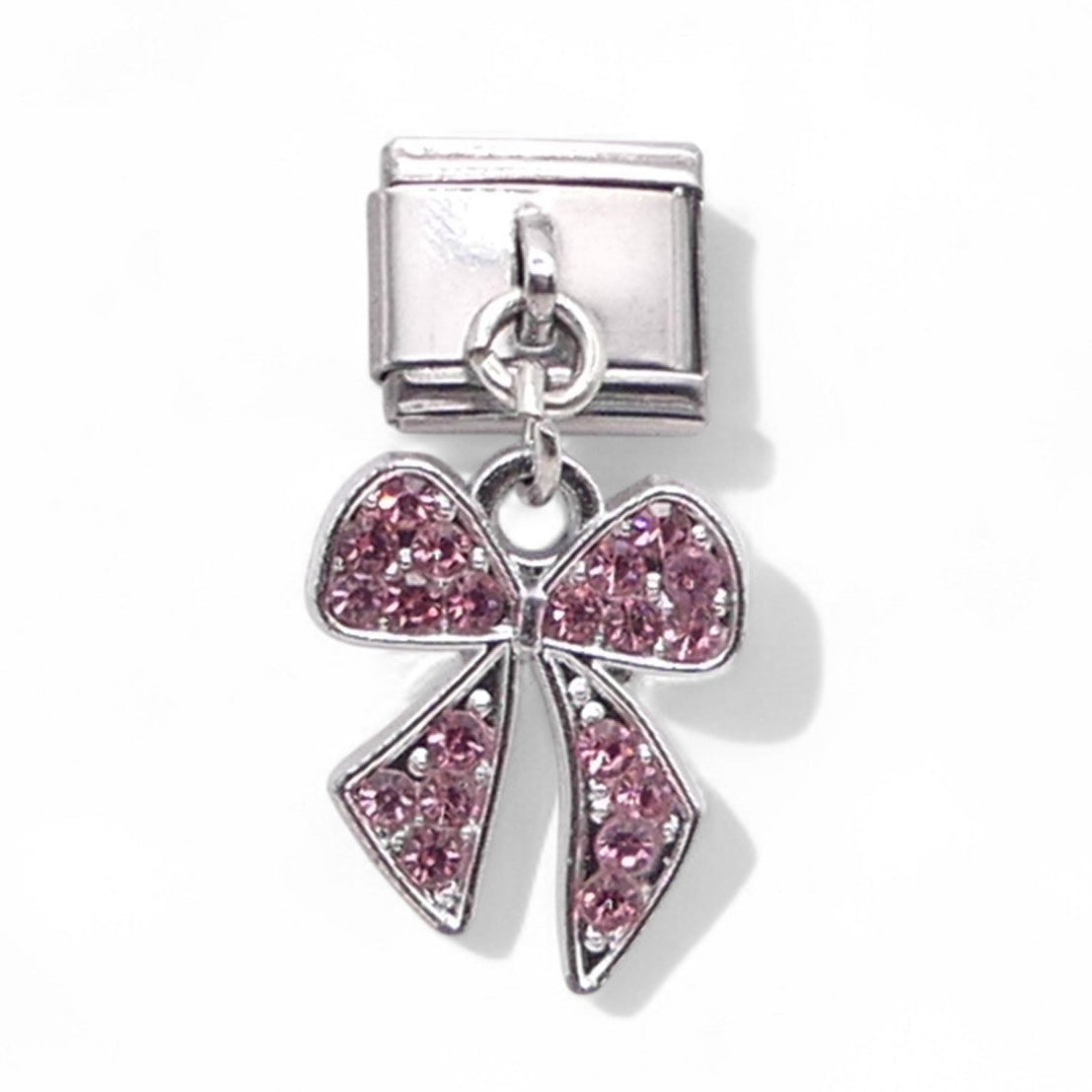 Fairy And Rabbit Crystal Dangle Charm