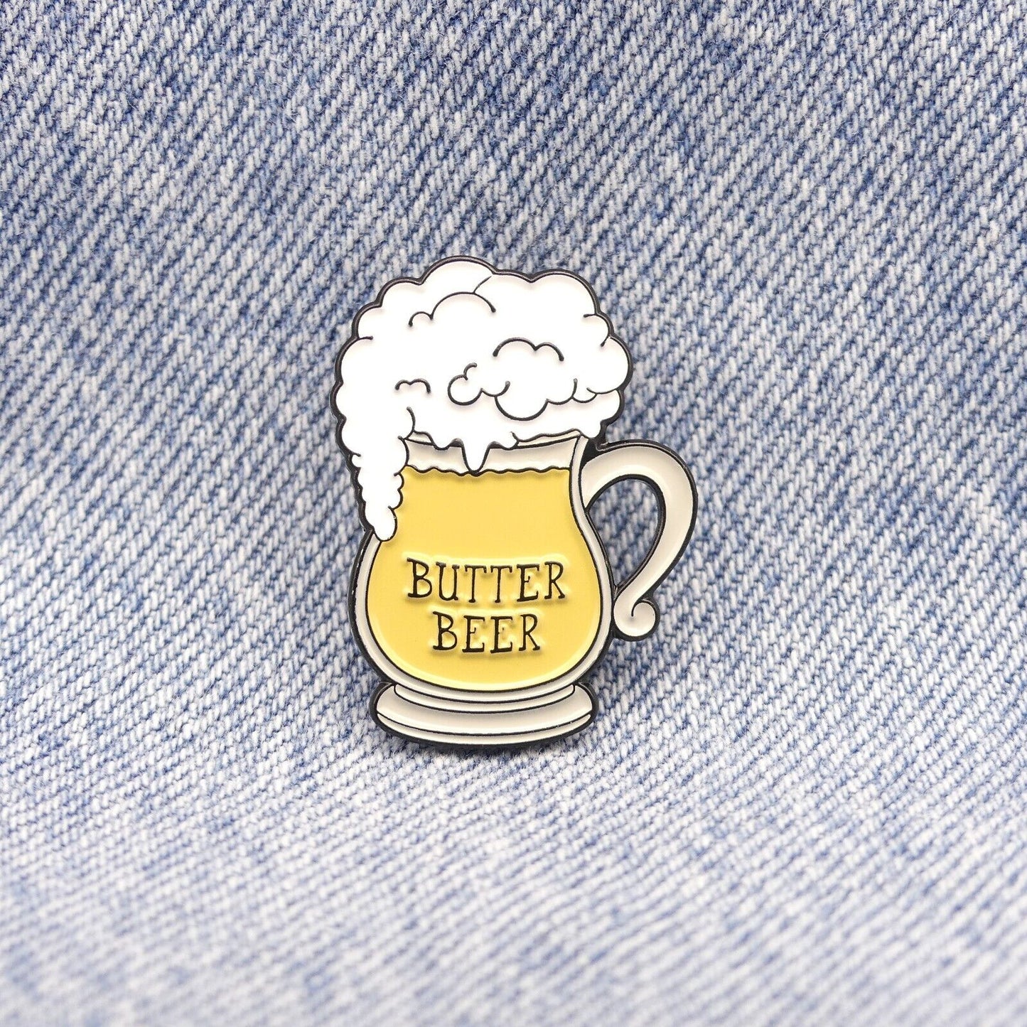 Harry Potter Butter Beer Hogmeade Enamel Pin Badge