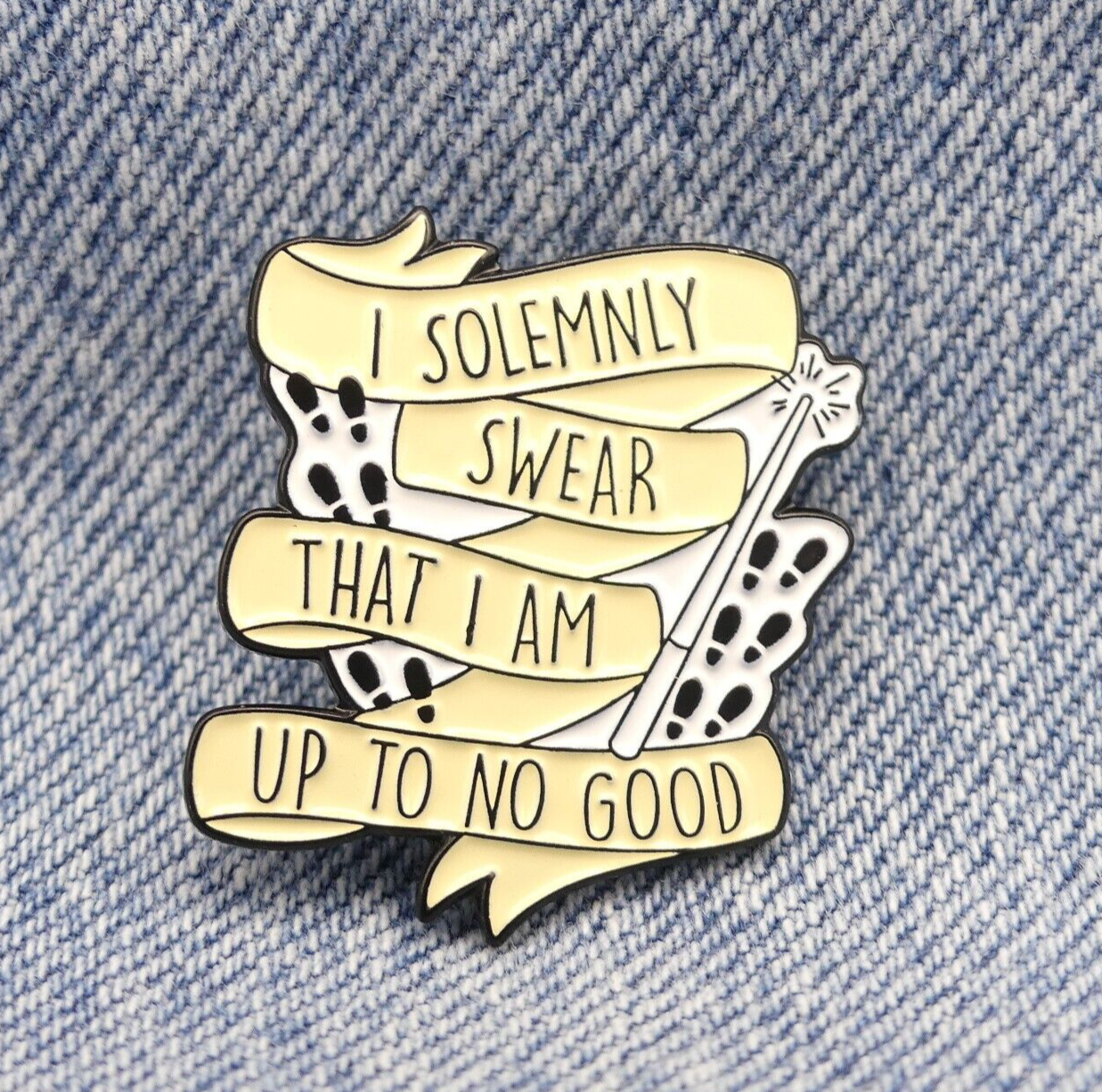 Harry Potter I Solemnly Swear I Am Up To No Good Enamel pin Badge Marauder's Map