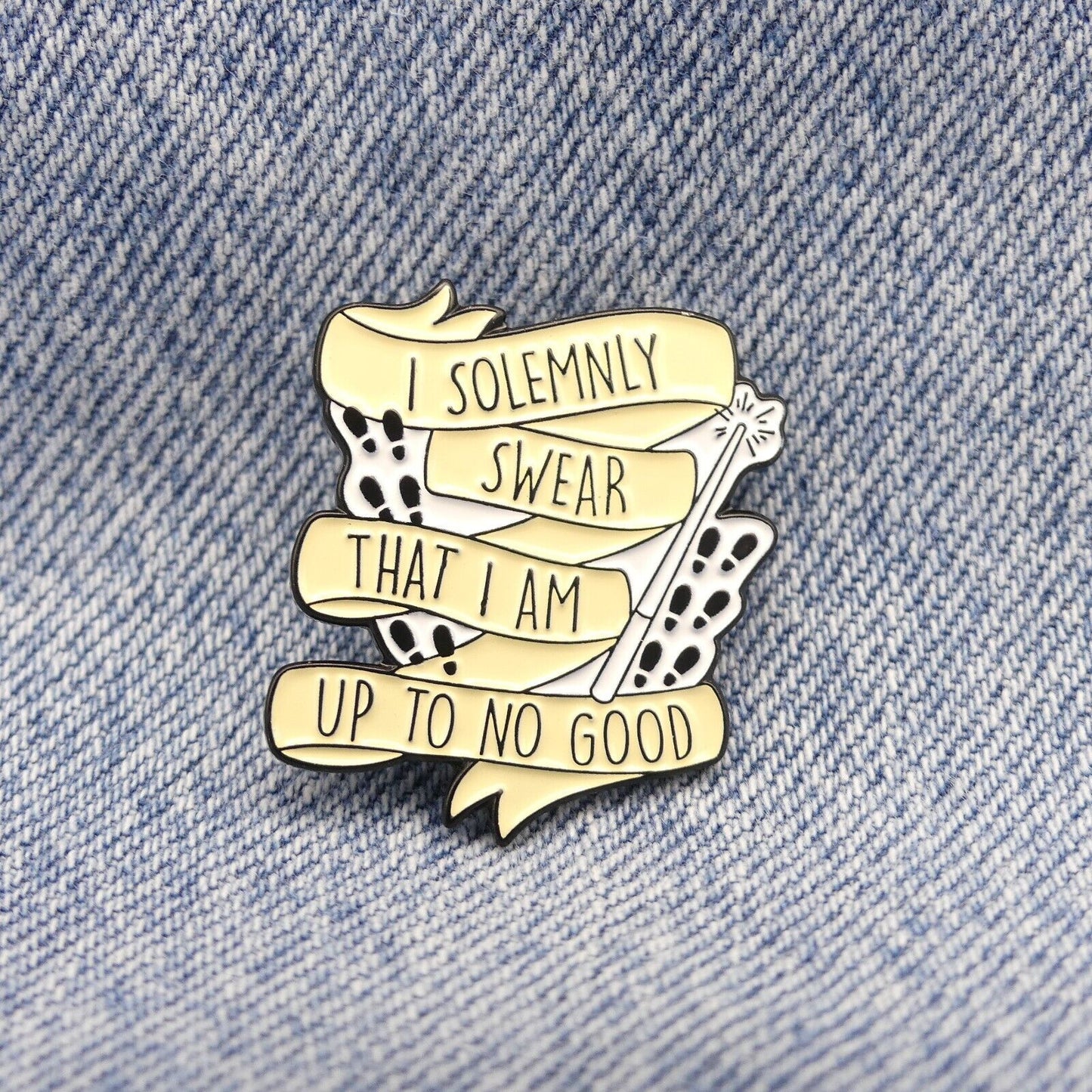 Harry Potter I Solemnly Swear I Am Up To No Good Enamel pin Badge Marauder's Map