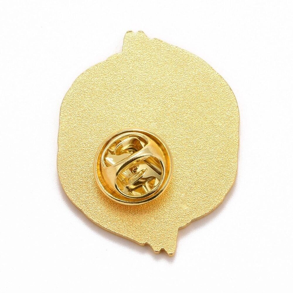 Wolf Ying And Yang Great Harmony Enamel Pin Wolf Ying And Yang Enamel Pin Brooch