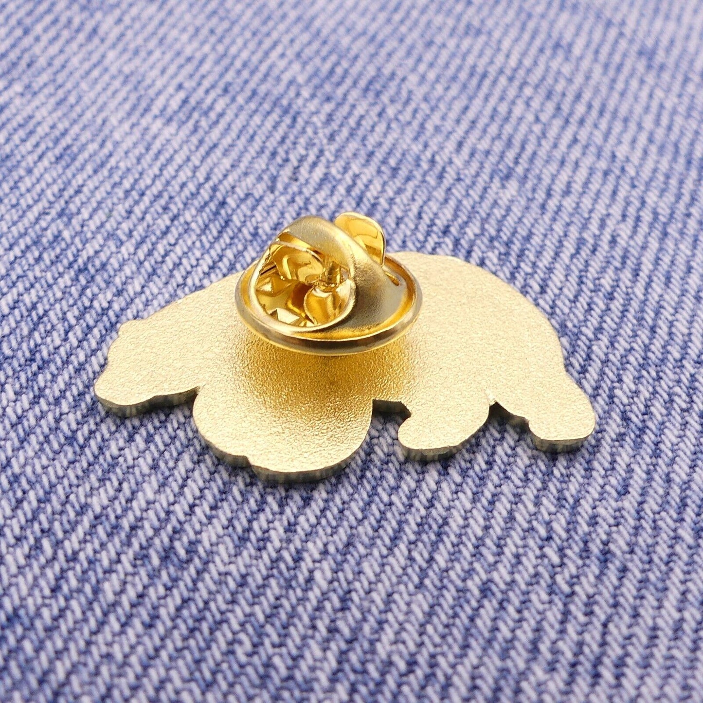 Bear And Mountain Enamel Pin Badge