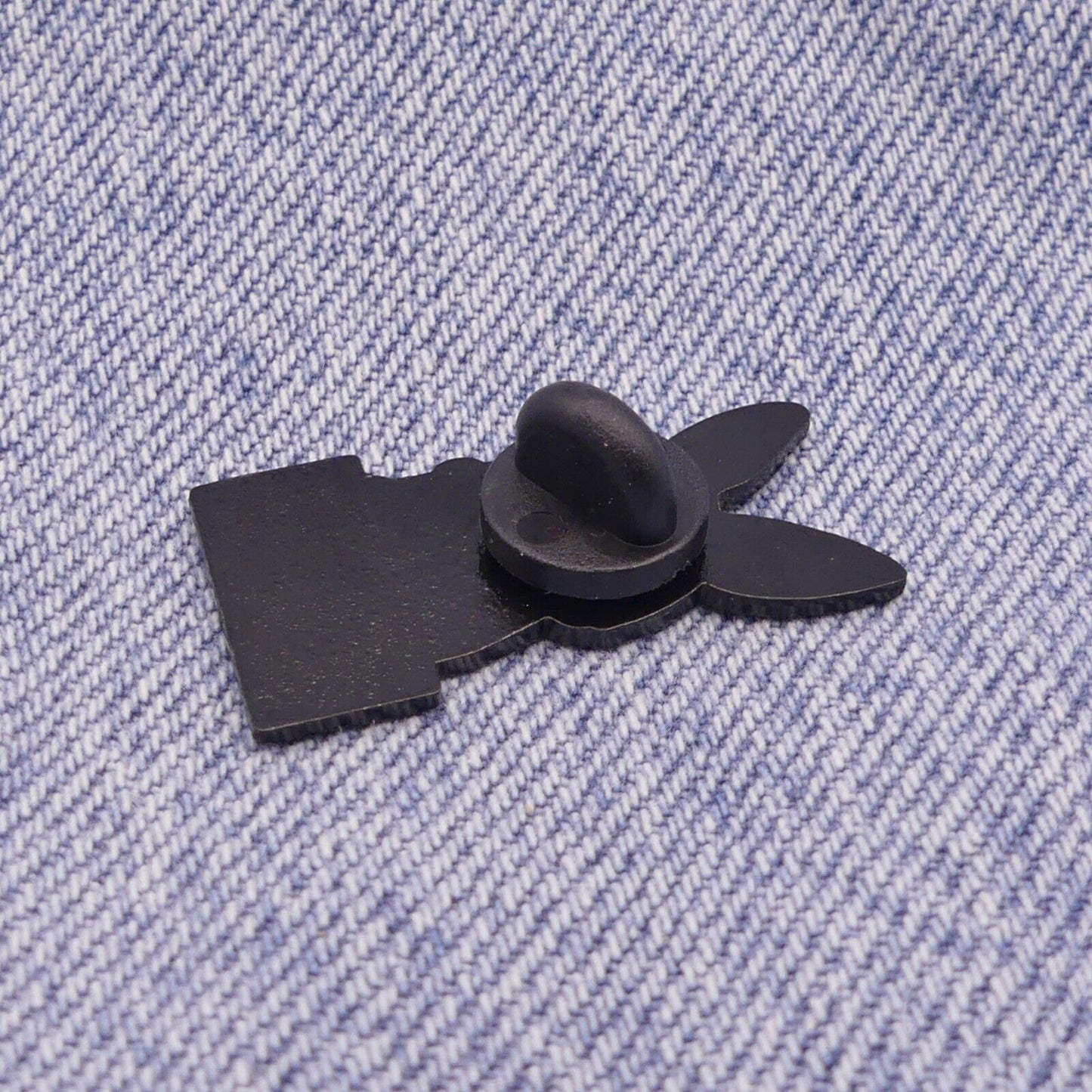 Shhh I'm Reading Bunny Enamel Pin Badge