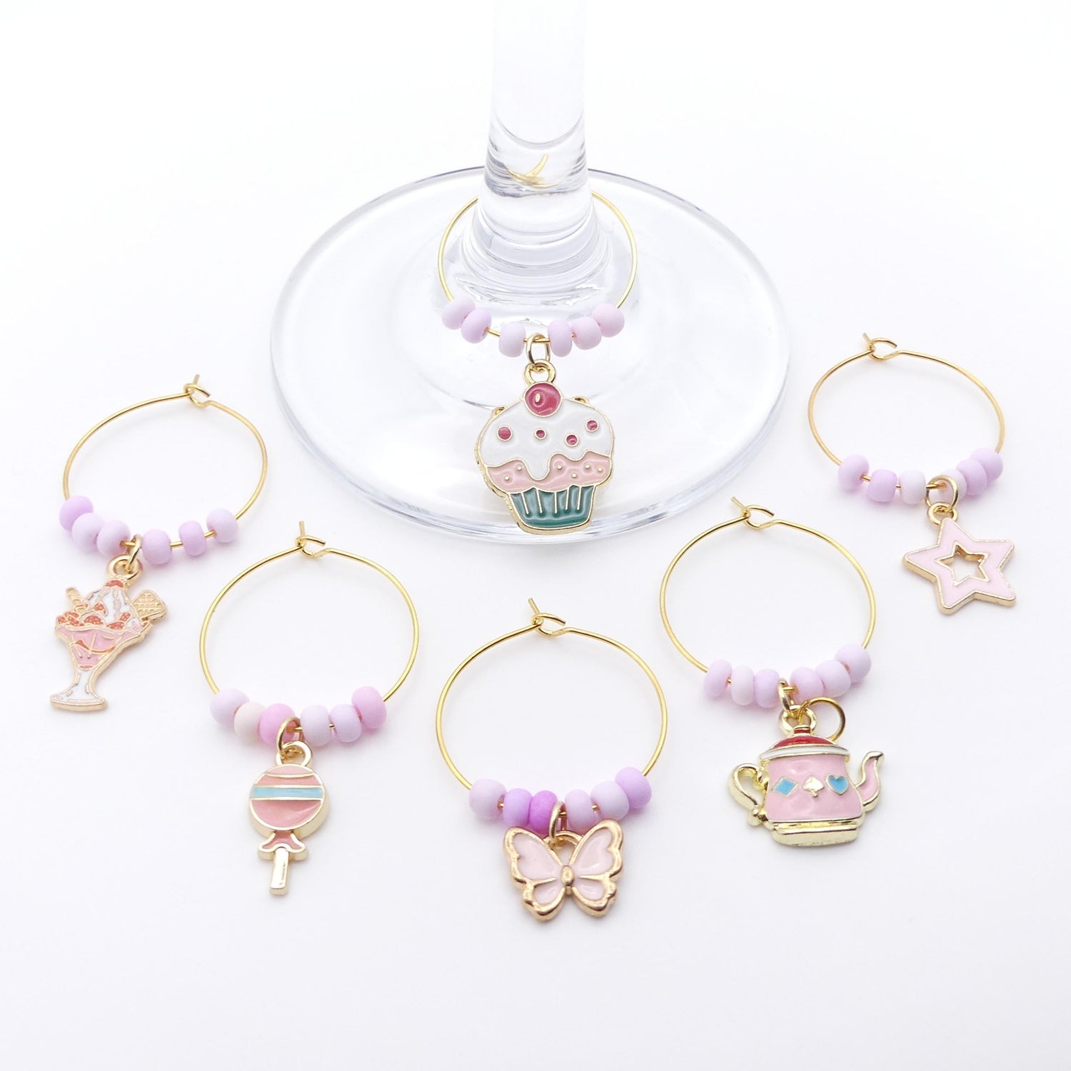 Wine Glass Charms