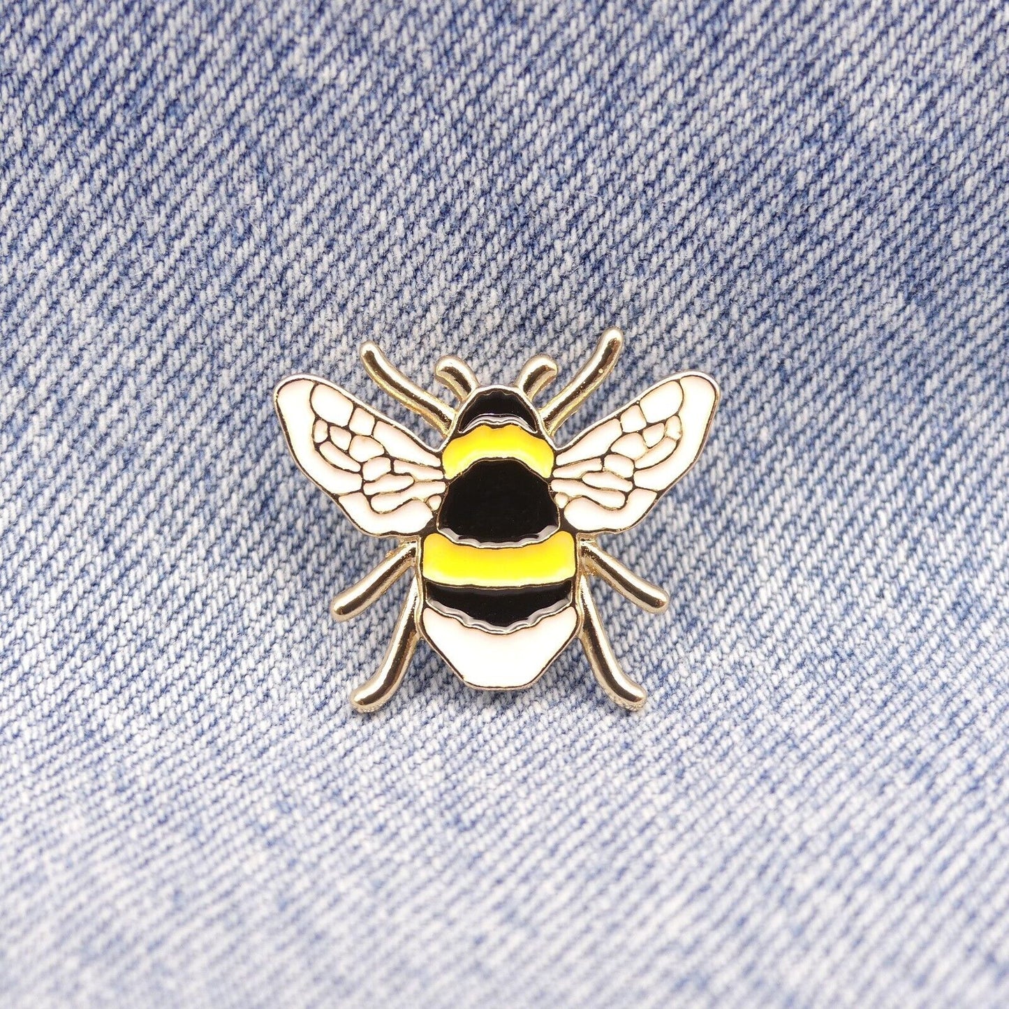Bumble Bee Enamel Pin Badge Worker Bee Enamel Brooch