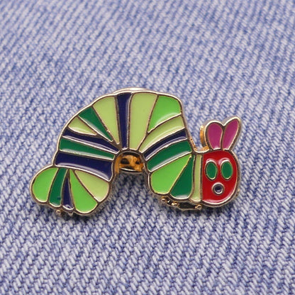 Set The Very Hungry Caterpillar And Strawberry Enamel Pin Badge