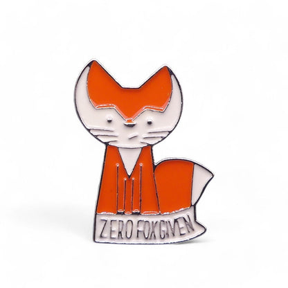 Zero Fox Given Enamel Pin Badge