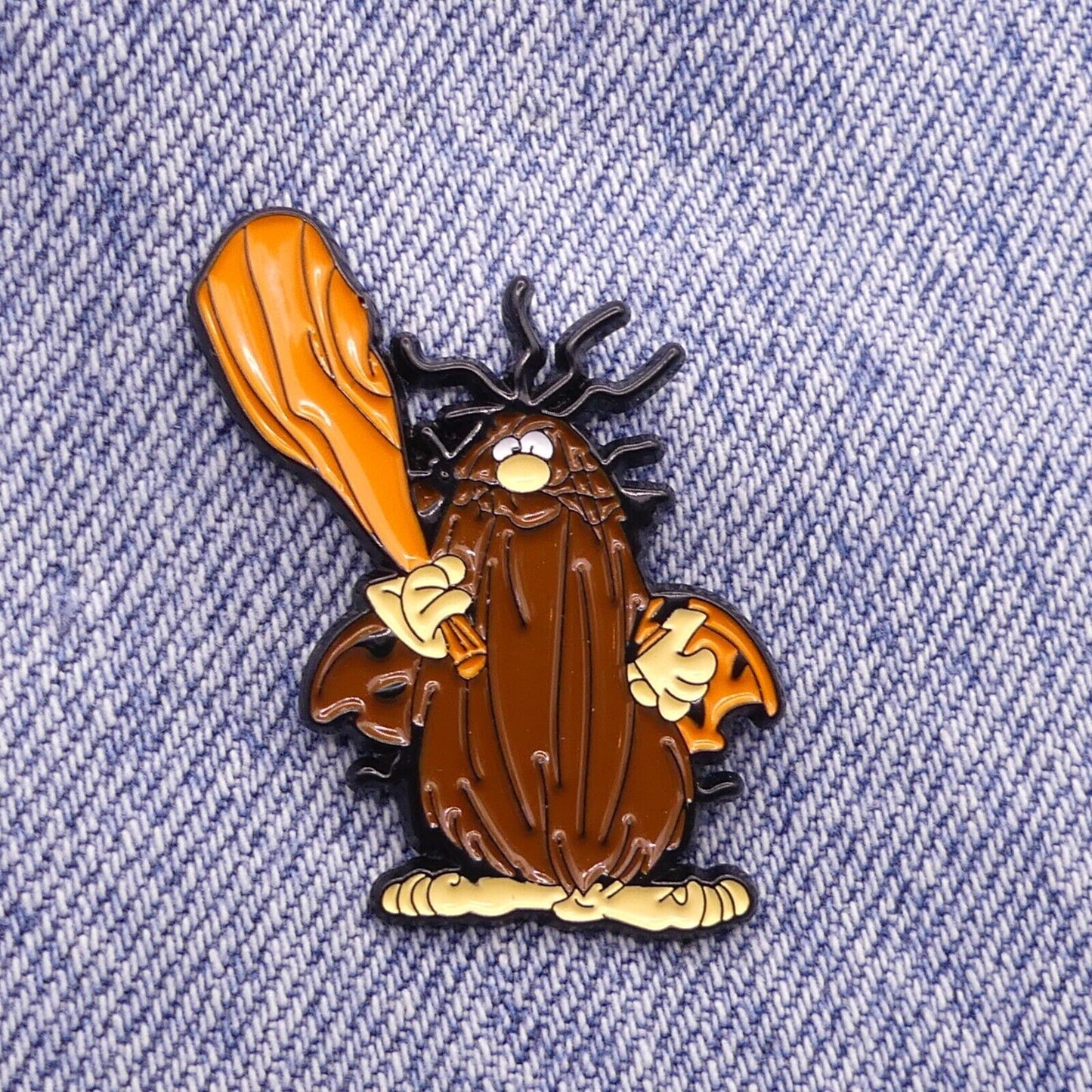 Captain Caveman Enamel Pin Badge