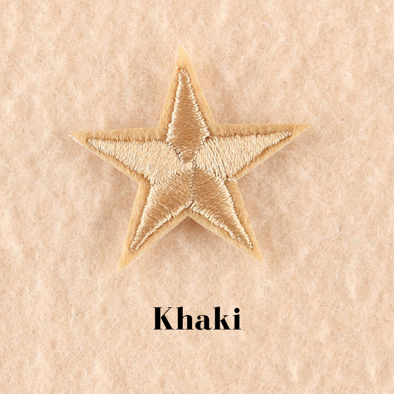 2 or 10 Star Iron On Patch Sew On Star 3cm Applique Patches Choice of 22 Colours