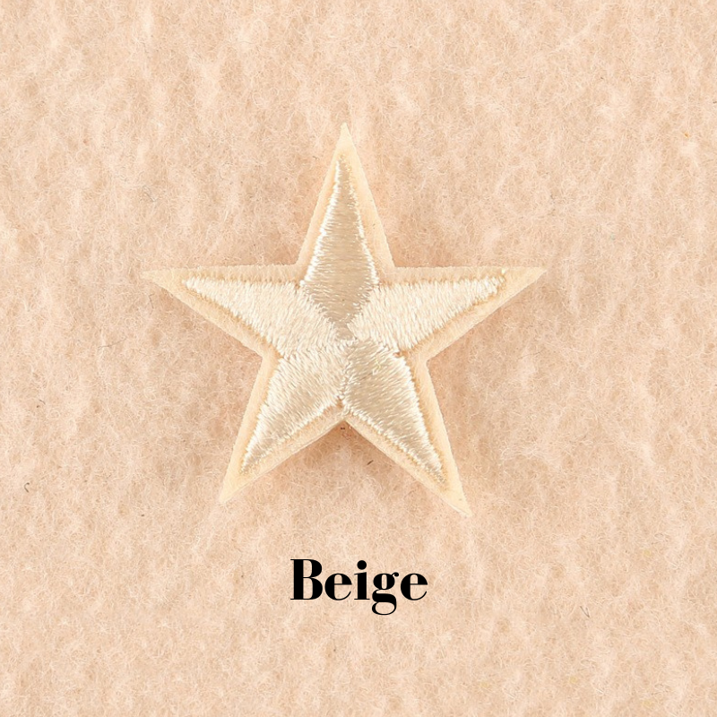 2 or 10 Star Iron On Patch Sew On Star 3cm Applique Patches Choice of 22 Colours