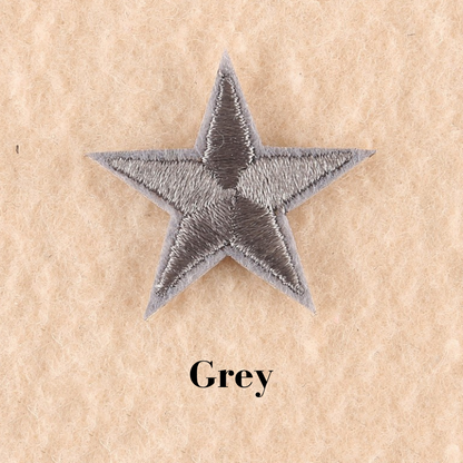 2 or 10 Star Iron On Patch Sew On Star 3cm Applique Patches Choice of 22 Colours