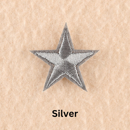 2 or 10 Star Iron On Patch Sew On Star 3cm Applique Patches Choice of 22 Colours