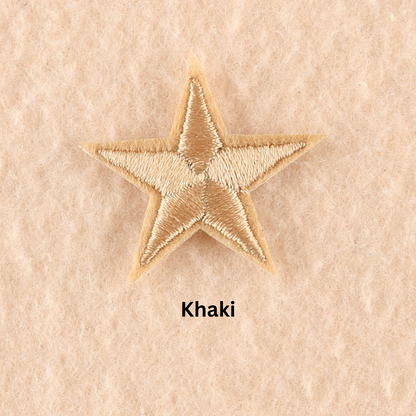 2 or 10 Star Iron On Patch Sew On Star 3cm Applique Patches Choice of 22 Colours