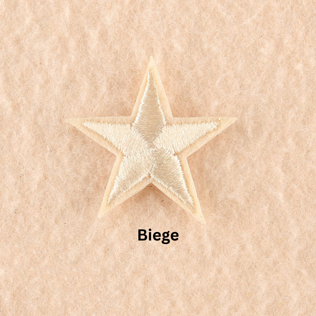 2 or 10 Star Iron On Patch Sew On Star 3cm Applique Patches Choice of 22 Colours