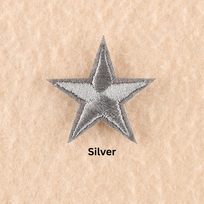 2 or 10 Star Iron On Patch Sew On Star 3cm Applique Patches Choice of 22 Colours