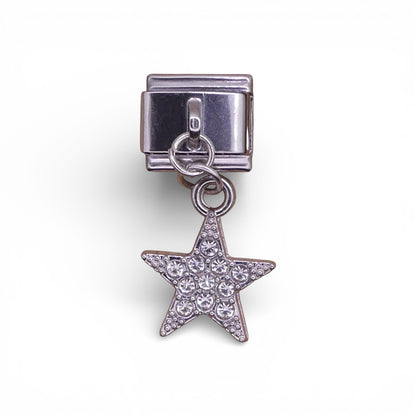 Crystal Italian Dangle Charm