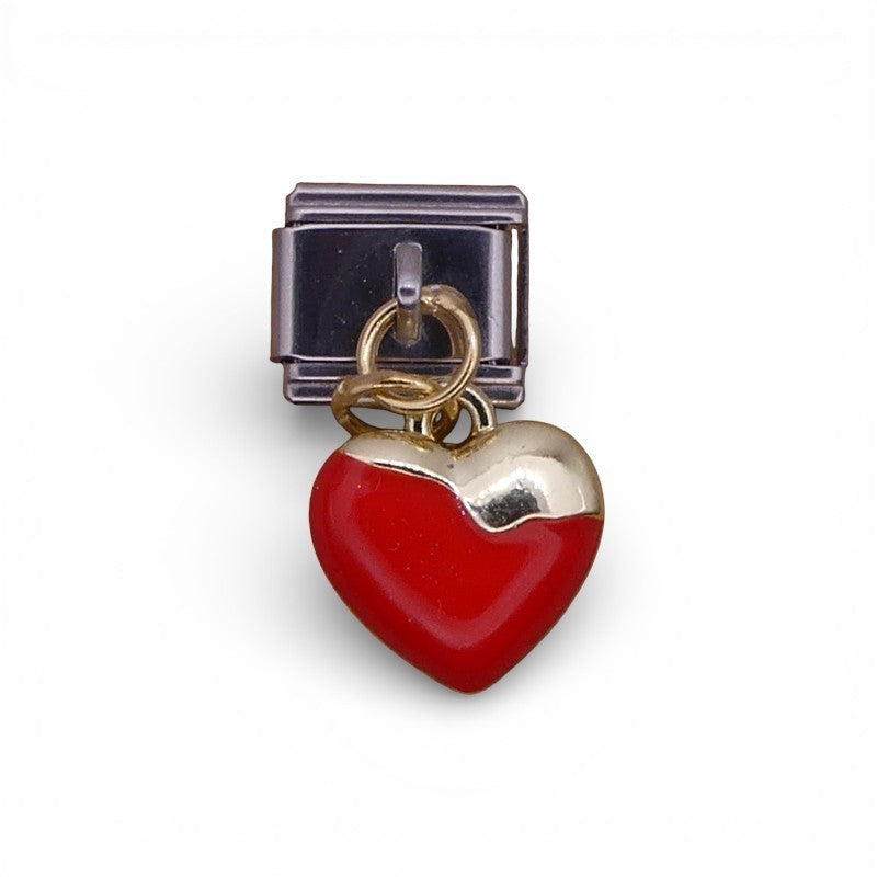 Heart Italian Dangle charm