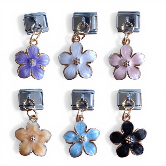 Italian Flower Daisy Dangle charm