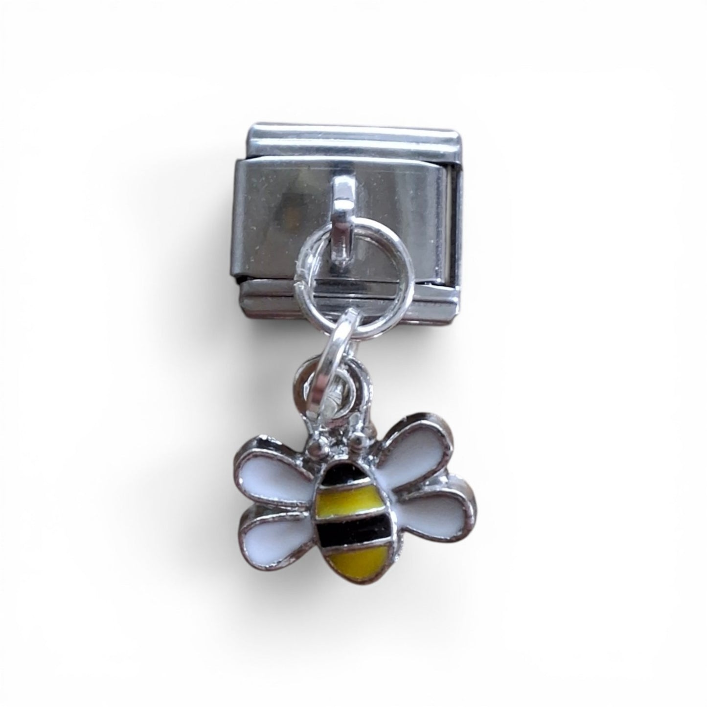 Italian Dangle Charms Bee & Double Flower