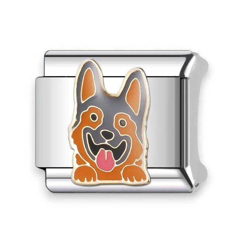 Alsatian Dog Italian charm