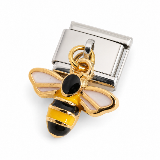 Bee Italian Dangle Charm | 9mm | Fits All Italian Bracelets