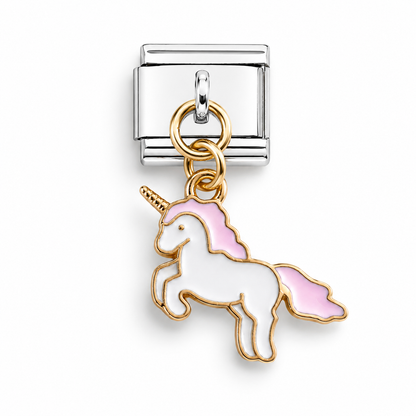 Italian Dangle Charms | Unicorn | 9mm | Fits All Italian Bracelets