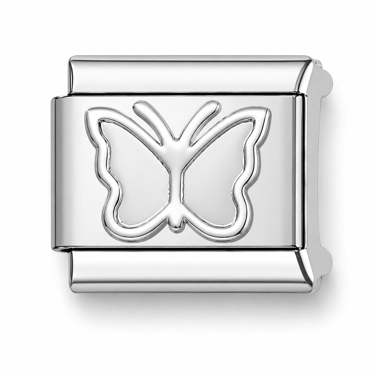 Butterfly Italian Charms | Silver | 9mm | Fits All Italian Bracelets