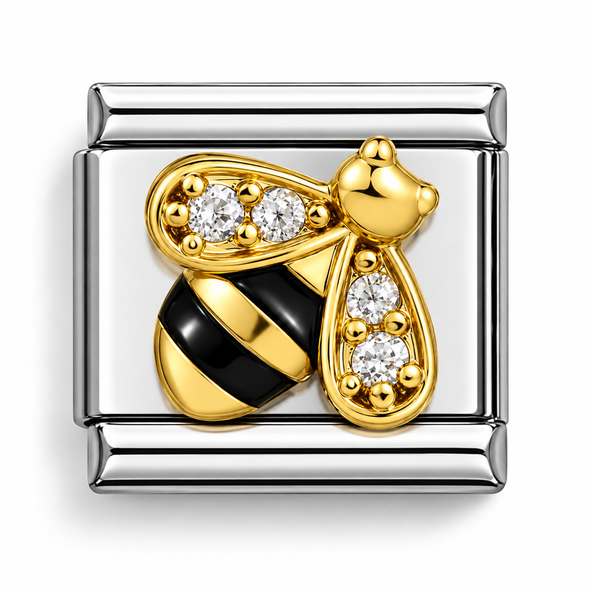 Gold Bee Italian Charm | 9mm | Fits All Italian Bracelets