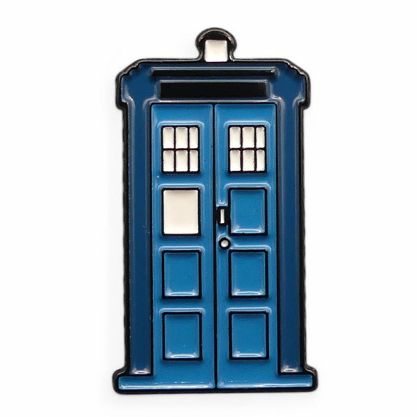 Dr Who Tardis Police Box Enamel Pin Badge – Bear In Beads