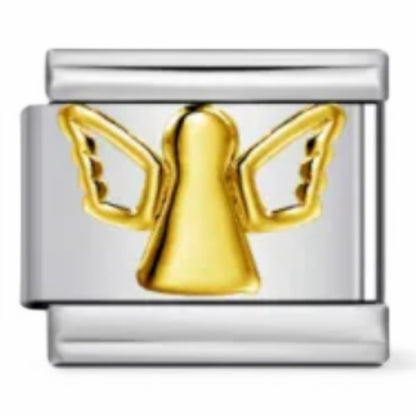 Gold angel italian charm