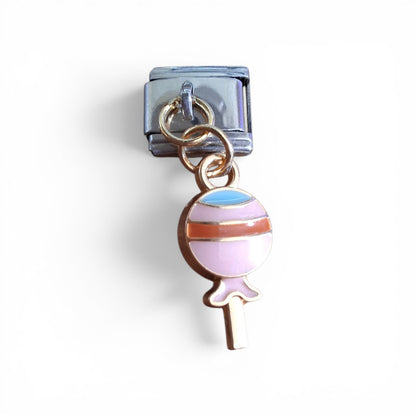 Lollipop Italian dangle charm