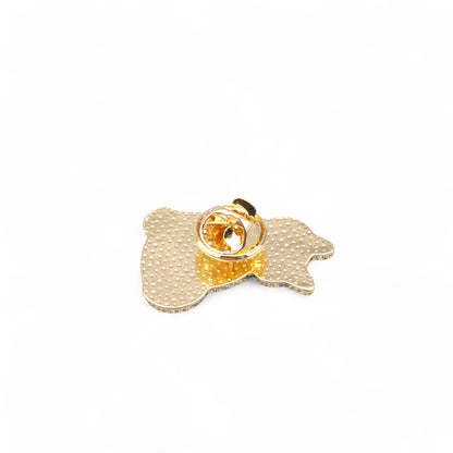 Black Cat Daisy Flower Enamel Pin Badge