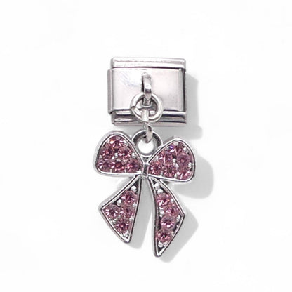 Fairy And Rabbit Crystal Dangle Charm