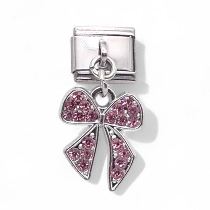 Fairy And Rabbit Crystal Dangle Charm
