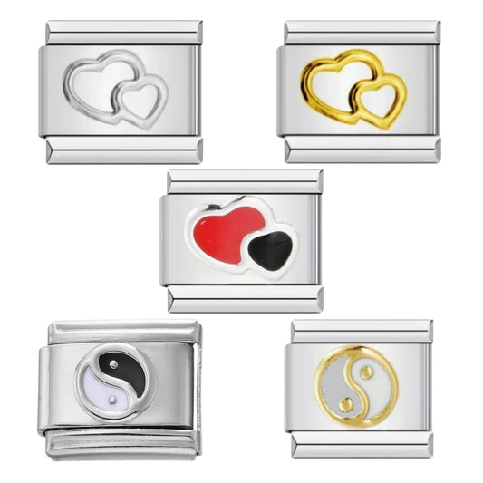 Classic Italian Charm Link Fit  All 9mm Modular Bracelets  Including Nomination