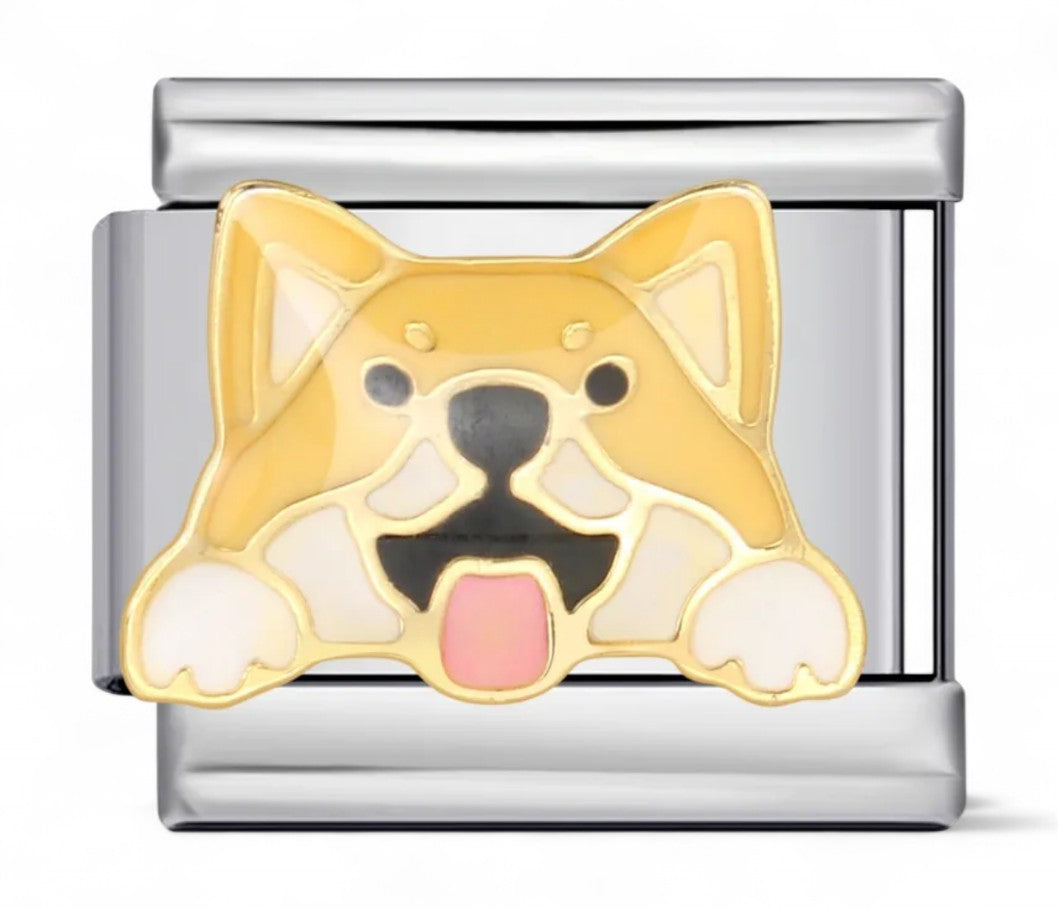 corgi Dog Italian charm