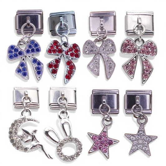 Crystal Italian Dangle Charm