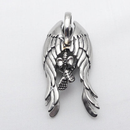 Large Stainless Steal Skeleton Pendant Metal Charms