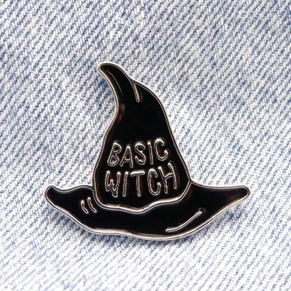 Witches Hat Basic Witch  Enamel Pin Badge Brooch Bag Clothing Accessories