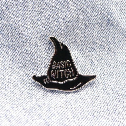 Witches Hat Basic Witch  Enamel Pin Badge Brooch Bag Clothing Accessories