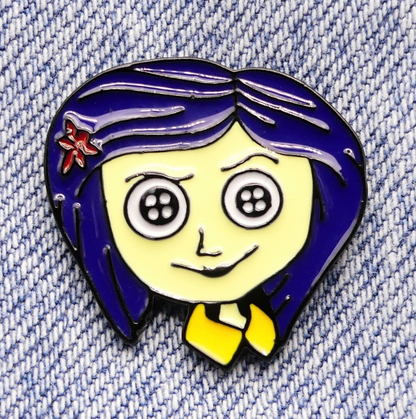 Coraline Enamel Pin Badge