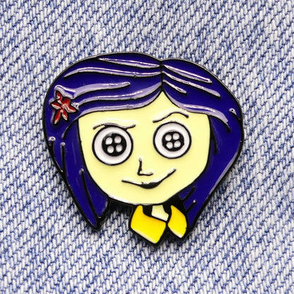 Coraline Enamel Pin Badge