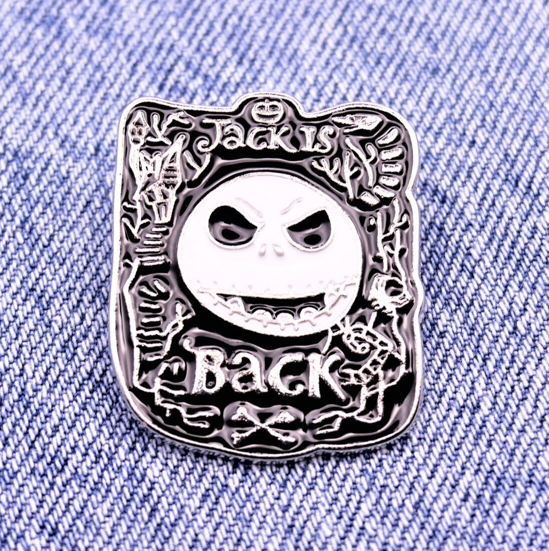 Jacks Back Jack Skellington Nightmare Before Christmas Enamel Pin Badge