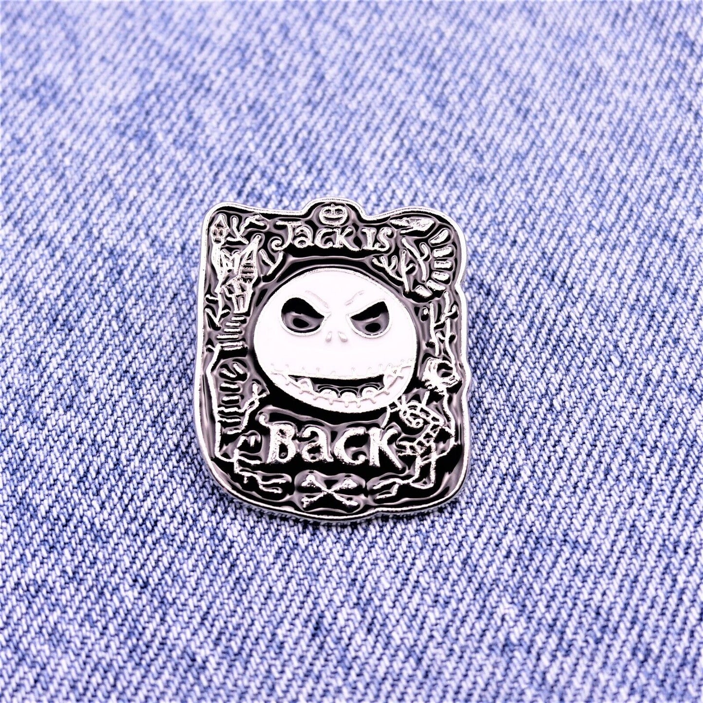 Jacks Back Jack Skellington Nightmare Before Christmas Enamel Pin Badge